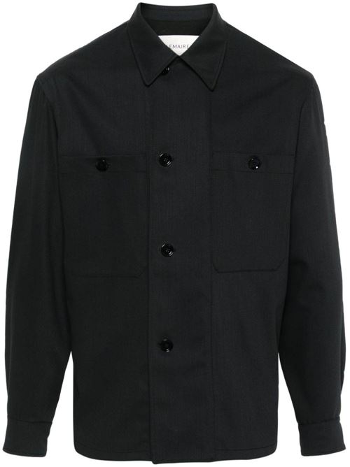 Casual wool jacket. LEMAIRE | JA1046LF1210BK995JET BLACK